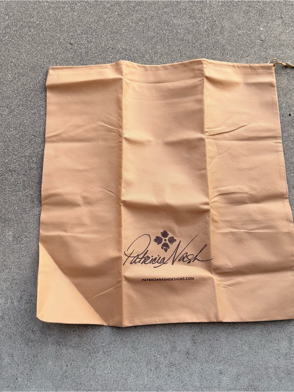 Patricia Nash Tan Branded Dust Bag